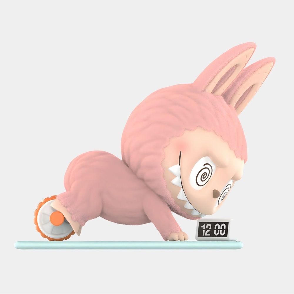 New Pop Mart The Monsters Lazy Yoga Series Figure Confirmed Ab Roller Open Box